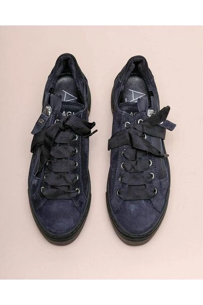 AGL Leather Crust Sneakers Black 5 AGL Leather Crust Sneakers Black - Afbeelding 3