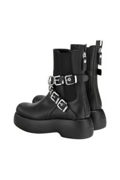 AGL Laarzen Boots With Silver Decoration Black -AGL Verkoopwinkel 0d00957c3379be1999895a0f92a9f18b