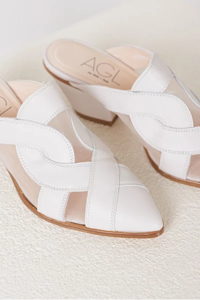 Schoenen AGL D137162 MORGANE MULE ALASKA-GHOST NEUTRAL-SHEER Ecru Beige 6 Schoenen AGL D137162 MORGANE MULE ALASKA-GHOST NEUTRAL-SHEER Ecru Beige - Afbeelding 4
