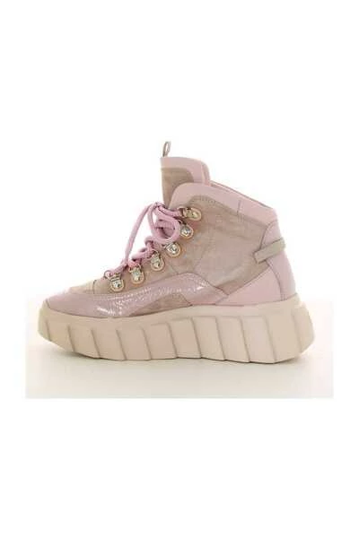 Enkellaarsjes Agl Damesschoenen Roze BLONDIE Beige 5 Enkellaarsjes Agl Damesschoenen Roze BLONDIE Beige - Afbeelding 3