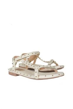 AGL Sandalen Sandals With Rhinestones Beige