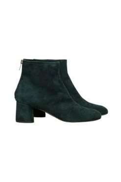 Enkellaarsjes AGL Olga Bootie Velour Sherwood Green