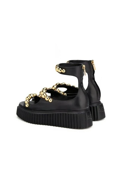 AGL Sandalen Sandals On The Platform Black 3 AGL Sandalen Sandals On The Platform Black