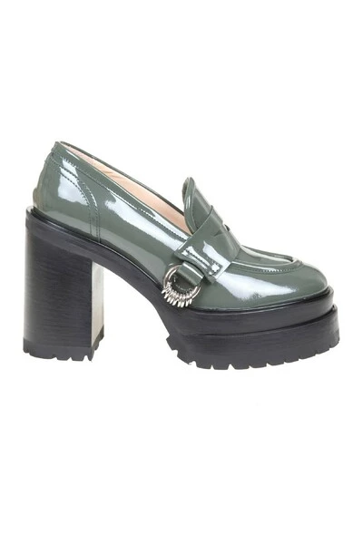 AGL Schoenen Loafers D262002PG 0431 Green 4 AGL Schoenen Loafers D262002PG 0431 Green - Afbeelding 2