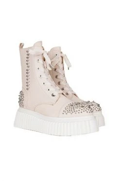 AGL Enkellaarsjes Boots Beige