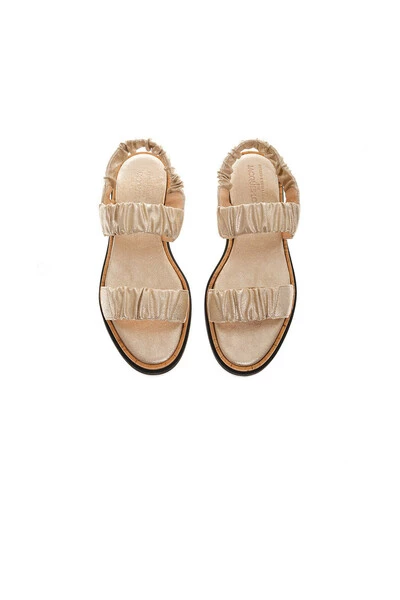 AGL Sandalen Sandals With Elasticated Rear Flange Beige 4 AGL Sandalen Sandals With Elasticated Rear Flange Beige - Afbeelding 2