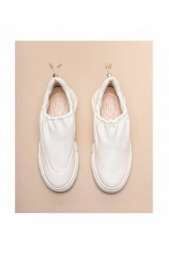 AGL Nappa Style Leather Sneakers White