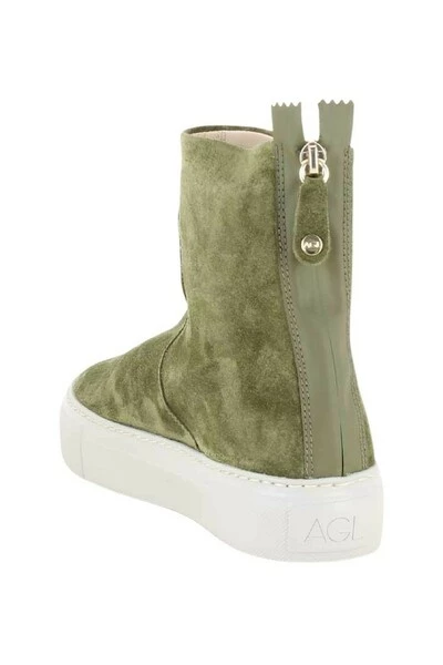 AGL Enkellaarsjes MEGHAN Ankle BOOTIES W22 Green 4 AGL Enkellaarsjes MEGHAN Ankle BOOTIES W22 Green - Afbeelding 2