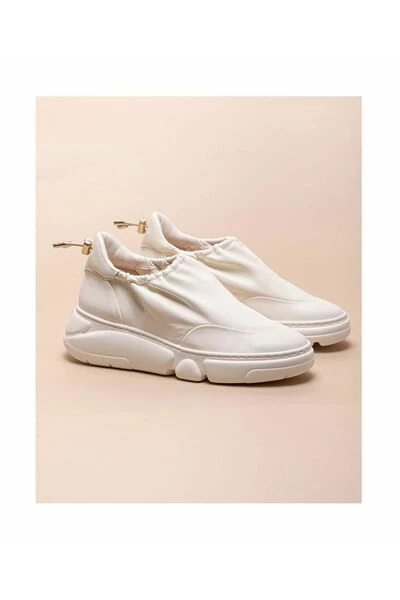 AGL Nappa Style Leather Sneakers White 4 AGL Nappa Style Leather Sneakers White - Afbeelding 2