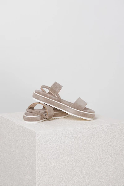 Sandalen AGL D642038 MAGDA SANDAL PUFFY HIDRANGEN Beige Beige 4 Sandalen AGL D642038 MAGDA SANDAL PUFFY HIDRANGEN Beige Beige - Afbeelding 2