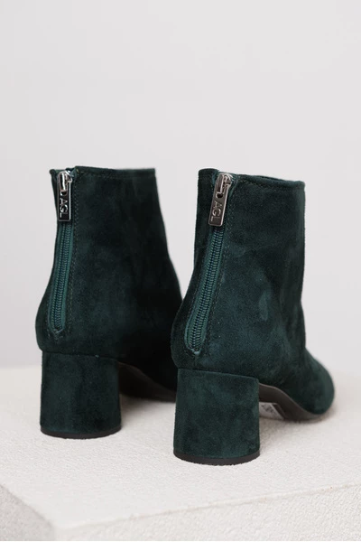 Enkellaarsjes AGL Olga Bootie Velour Sherwood Green 4 Enkellaarsjes AGL Olga Bootie Velour Sherwood Green - Afbeelding 2