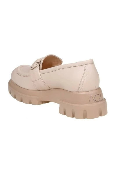 AGL Loafers Moccasins Beige 6 AGL Loafers Moccasins Beige - Afbeelding 4