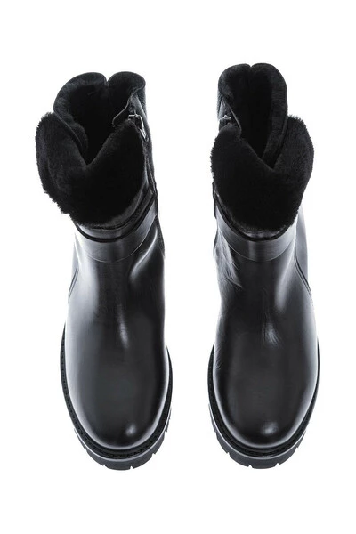 AGL Enkellaarsjes Fully Filled Leather Boots Black 4 AGL Enkellaarsjes Fully Filled Leather Boots Black - Afbeelding 2