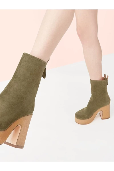 AGL Enkellaarsjes Heeled Boots Green 7 AGL Enkellaarsjes Heeled Boots Green - Afbeelding 5