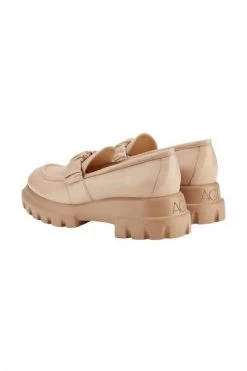 AGL Loafers Moccasins Beige