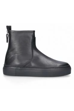 AGL Sneakers High D925503 Kalbsleder Black