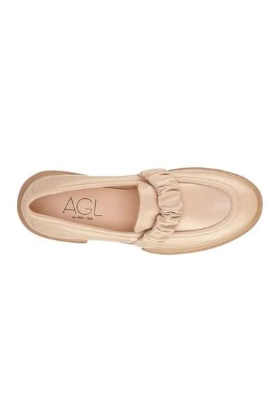 AGL Loafers Moccasins Beige 4 AGL Loafers Moccasins Beige - Afbeelding 2