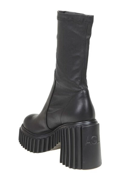 AGL Schoenen BOOTS Black 4 AGL Schoenen BOOTS Black - Afbeelding 2