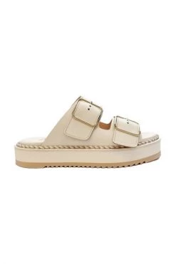 AGL Slippers Sandal Soraya Platform Beige