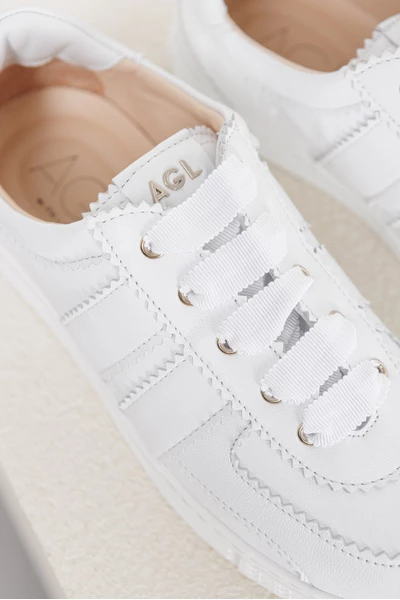 Sneakers AGL Leda Sneaker Softy-Trotter White-White White 6 Sneakers AGL Leda Sneaker Softy-Trotter White-White White - Afbeelding 4