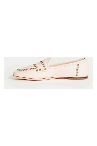 AGL Loafers Moccasin Leather Cipria Rhinestone Pink 3 AGL Loafers Moccasin Leather Cipria Rhinestone Pink