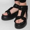 AGL Sandalen Sandals With Tulle Bands And Wedge Soles Black 1 AGL Sandalen Sandals With Tulle Bands And Wedge Soles Black -AGL Verkoopwinkel d82ae19177c16f3d99501048febe2808