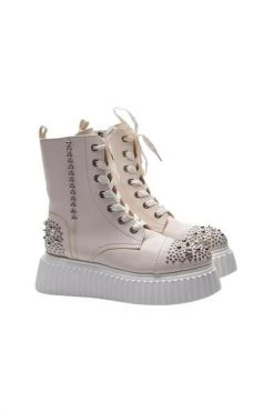 AGL Laarzen Lace-up Boots Beige -AGL Verkoopwinkel db91d6b4b6ec85391d918cf34ce4b708