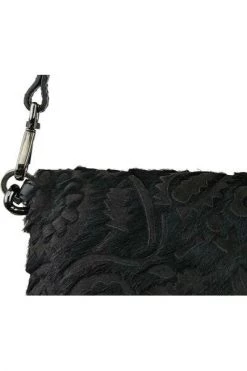 AGL Schoudertassen Wild Leather Handbag Black