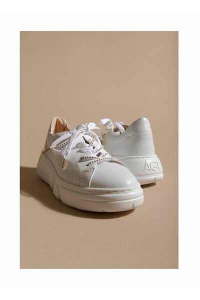 AGL Sneakers With Cushioning Effect White 4 AGL Sneakers With Cushioning Effect White - Afbeelding 2