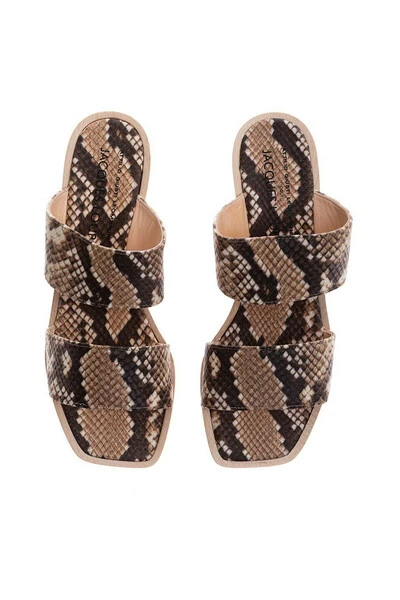 AGL Sandalen Leather -opened Mules Beige 4 AGL Sandalen Leather -opened Mules Beige - Afbeelding 2