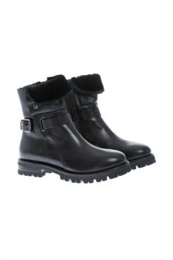 AGL Enkellaarsjes Fully Filled Leather Boots Black