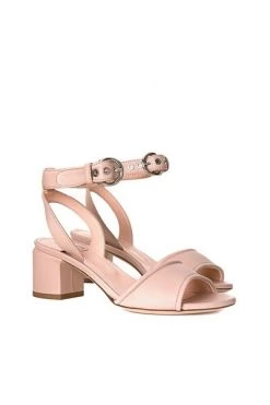 AGL Sandalen High Heels Beige