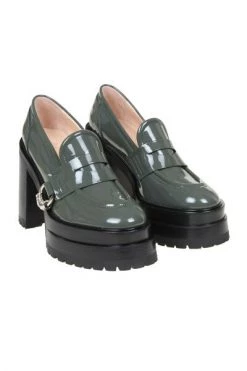 AGL Schoenen Loafers D262002PG 0431 Green